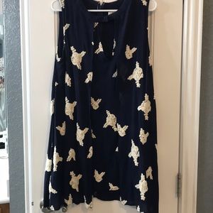 Honey Belle Embroidered Mini Dress - S